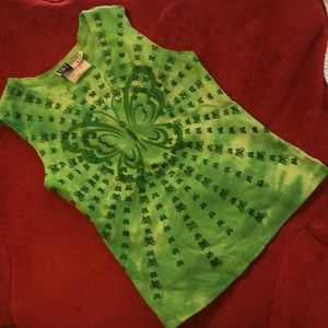 KnitWorks NWOT Girls size 4 butterfly glitter tank